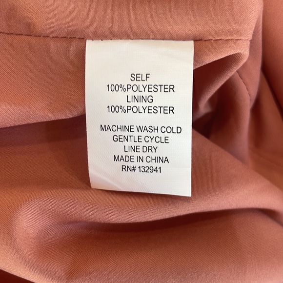 Amanda Uprichard Pink Mini Dress with slit size Large - Picture 5 of 5